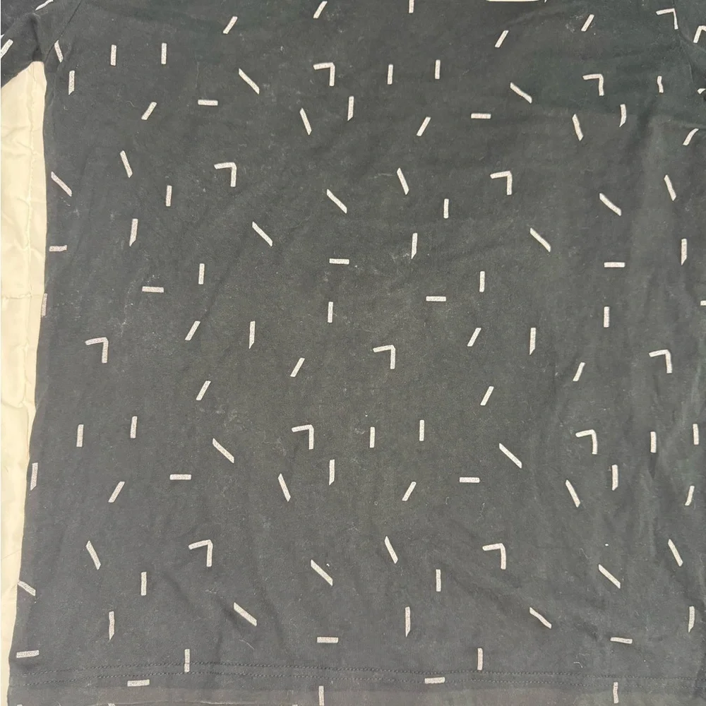 Jordan Black Patterned Men's T-Shirt Size Small.